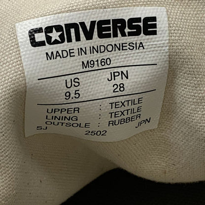 コンバース スニーカー M9160 ハイカット メンズ ブラック 28cm CONVERSE 約28.0cm【AFC4】