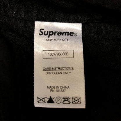 美品◆シュプリーム 20SS スネークシャツ 長袖 シャツ ブラック サイズ L  supreme 【AFB9】
