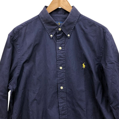 美品◆ラルフ ローレン BDシャツ 710572857002 ネイビー サイズL メンズ  Ralph Lauren 【AFB6】