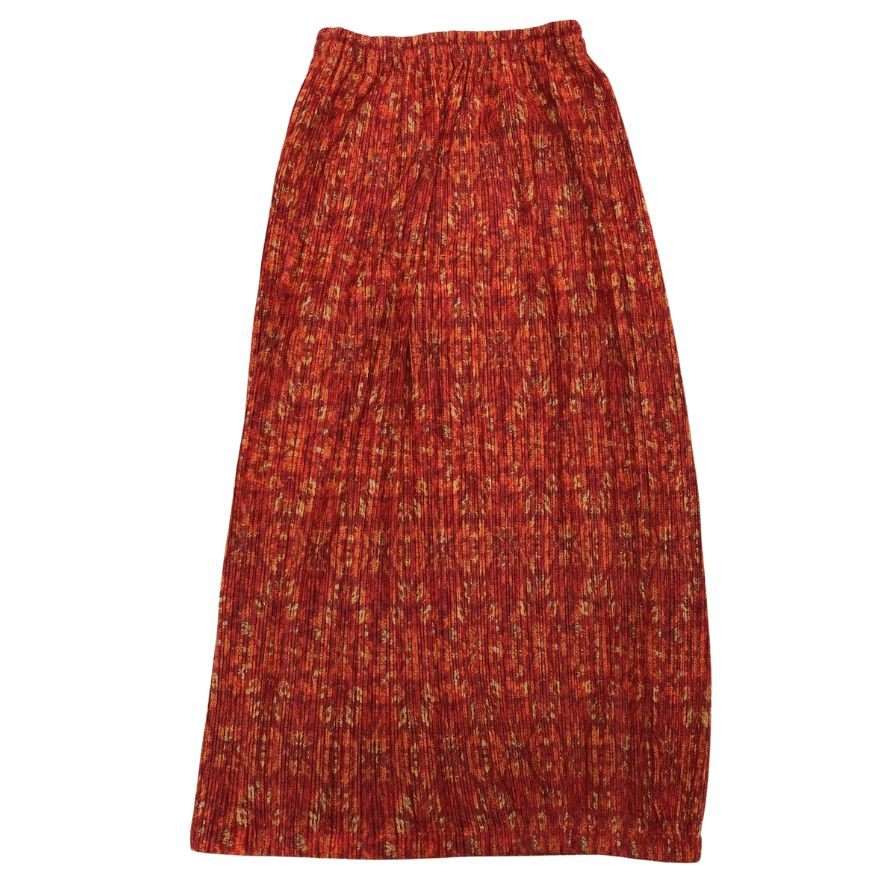 PLEATS PLEASE ISSEY MIYAKEオレンジ スカート ウィメンズ／スカート – isseymiyake.com