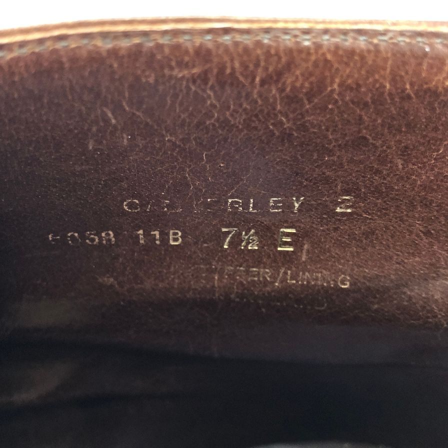 クロケット&ジョーンズ チャッカブーツ キャンベリー2 CAMBERLEY2 ブラウン メンズ UK7.5E CROCKETT&JONES 約26.5cm【AFC41】
