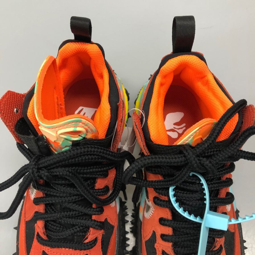ナイキ×オフホワイト エアテラフォーマ スニーカー DQ1615-800 レディース サイズ23.0cm オレンジ系 NIKE×OFF-WHITE AIR TERRA FORMA 約23.0cm【AFD8】