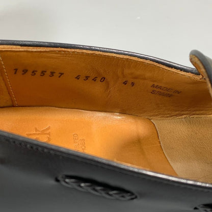 バーウィック 8491 タッセルローファー スエード ブラック UK4 メンズ スペイン製 Berwick 約23.0cm【AFD7】