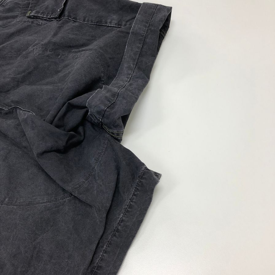 ダブルアールエル カーゴショーツ 13スターボタン ウォッシュド加工 ブラック メンズ サイズ34 RRL RALPH LAUREN【】