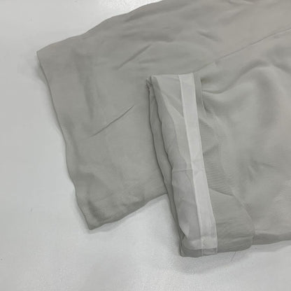 ジョルジオアルマーニ タックパンツ ホワイト レディース サイズ36 GIORGIO ARMANI 【AFB36】