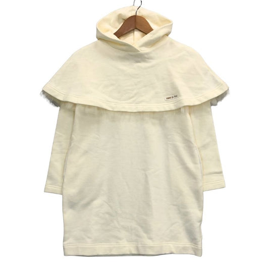 新品同様◆コムサ フィユ ワンピース ケープ付き 女の子用 キッズ ホワイト系 サイズ130～140 COMME CA FILLE 【AFB25】