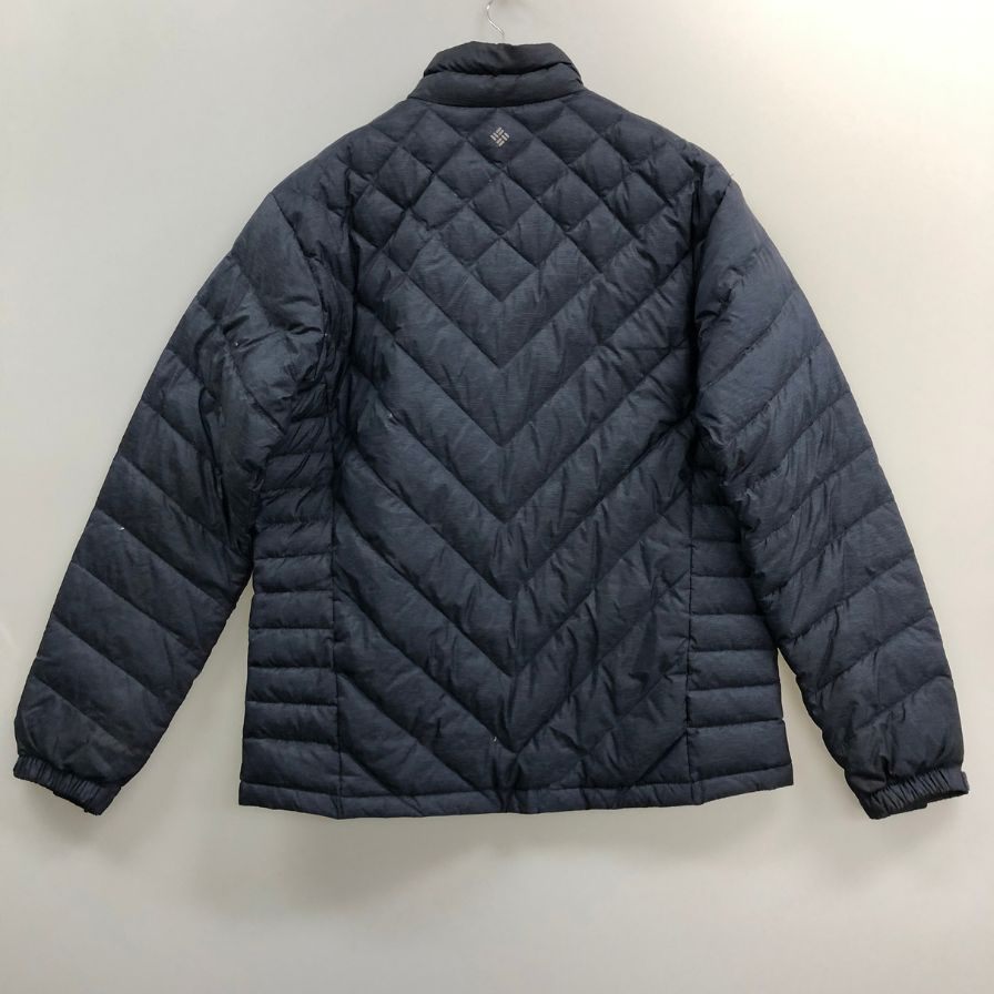 中古◆コロンビア コリア キッズ ダウン アウター OMNI-HEAT サイズXXL ネイビー Columbia 【AFA14】