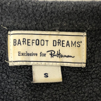 中古◆ベアフット ドリームズ フォー ロンハーマン トップス トレーナー パイル生地 メンズ サイズS ネイビー系 BAREFOOT DREAMS for Ron Herman 【AFA18】