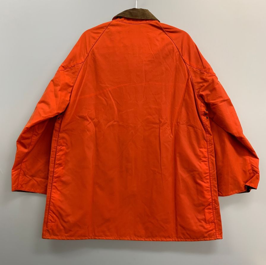 新品同様◆バブアー アウター ジャケット 232MWX2138 OVERSIZED BEAUFORT Bshop別注 メンズ オレンジ系 サイズ38 Barbour 【AFA2】