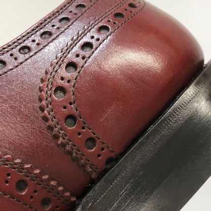 スコッチグレイン 805 アノネイ クロムフリー革 ウイングチップ 23.5 3E ボルドー SCOTCH GRAIN 約23.5cm【AFD6】