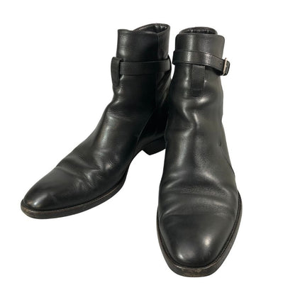 サンローラン ジョッパーブーツ 443200 エディ期 カーフ ブラック サイズ42 メンズ SAINT LAURENT 約27.0cm【AFC47】