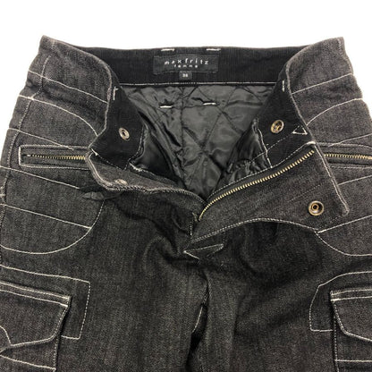 マックスフリッツ ライディングパンツ バイク バイカー CRカーゴ パンツ MFP2453 インディゴ レディース サイズ38 MaxFritz 【AFB16】