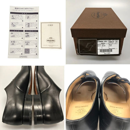 チャーチ レザーシューズ サイズ8.5 メンズ ブラック Church's CONSUL ビジネスシューズ 約27.0cm【LA】【中古】