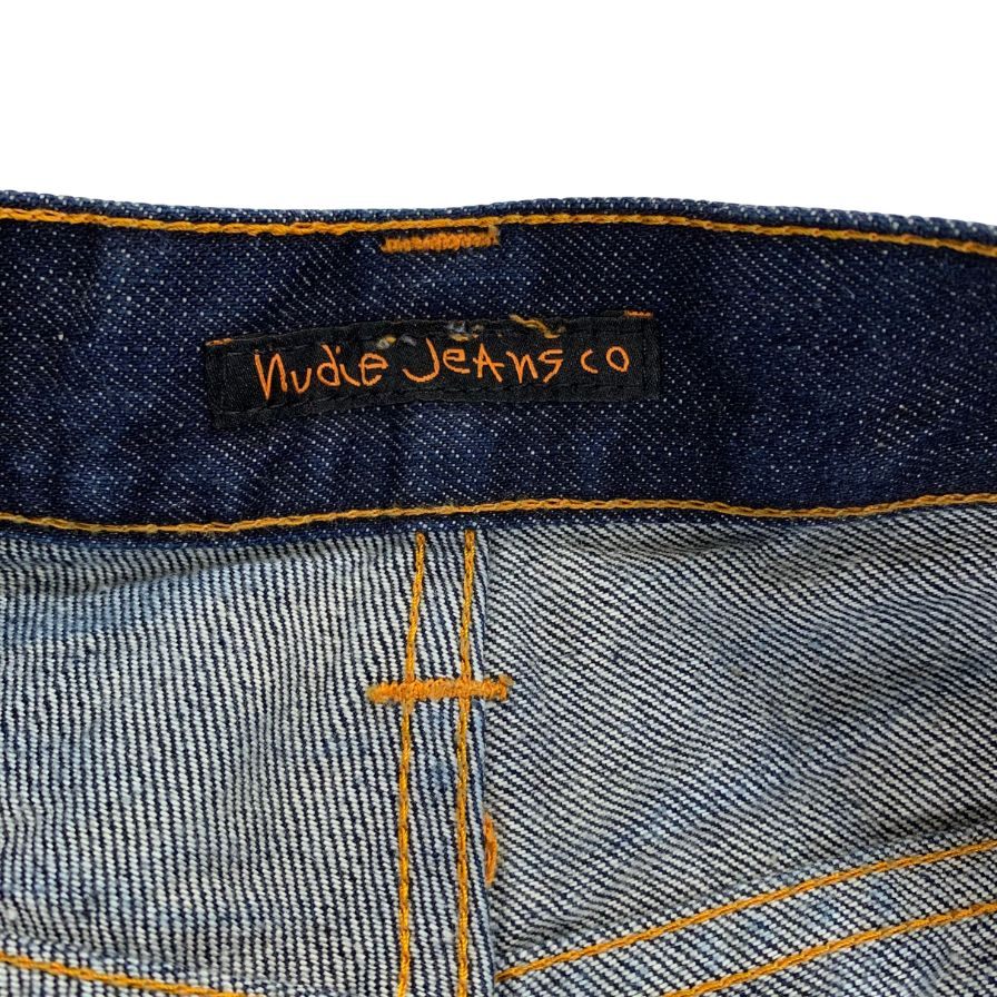 美品◆ヌーディー ジーンズ デニムパンツ NJ3585 メンズ W28 L32 ブルー系 Nudie Jeans 【AFB41】