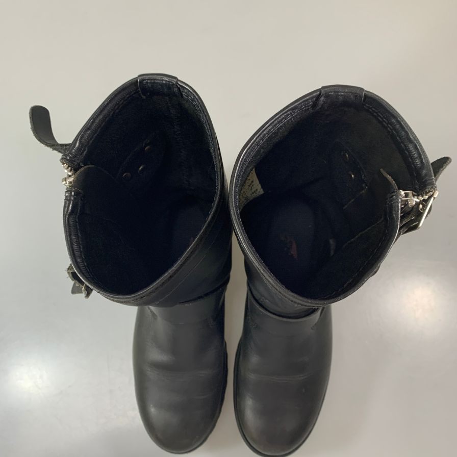 レッドウィング モーターサイクルブーツ スタイル1669 廃盤品 ブラック サイズ7.5 メンズ RED WING 約25.5cm【YB1】