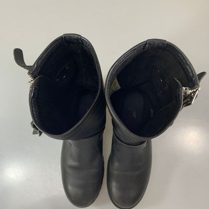 レッドウィング モーターサイクルブーツ スタイル1669 廃盤品 ブラック サイズ7.5 メンズ RED WING 約25.5cm【YB1】