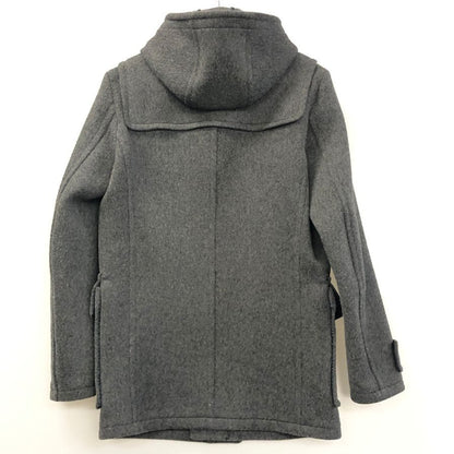 美品◆プラダ ショート丈 ダッフルコート 2014 SGH609 R132 メンズ サイズ46 グレー PRADA 【AFA8】
