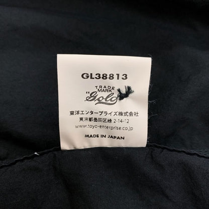 美品◆東洋エンタープライズ ゴールド シャツ 半袖 コットン シルク混 サイズM ブラック メンズ gold 【AFB18】