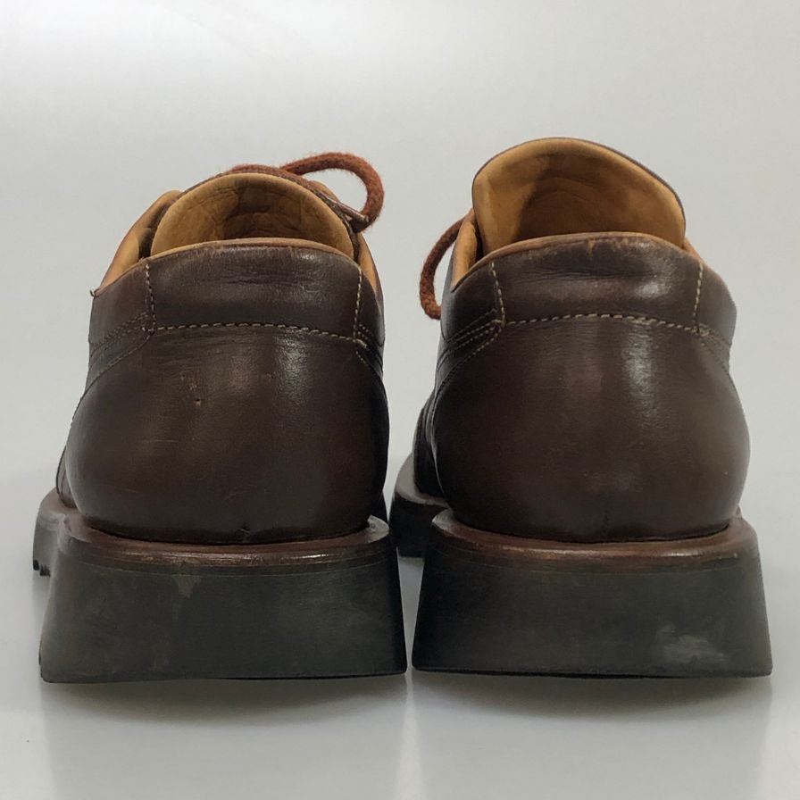 トリッカーズ レザースニーカー ブラウン カーフ サイズUK6 メンズ Tricker’s 約25.0cm【AFC7】