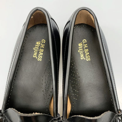 ジーエイチバス ローファー ウィージャンズ ラーソン サイズ10.5 メンズ ブラック G.H.Bass&Co. WEEJUNS LARSON ローファー 約29.0cm【LA】【中古】