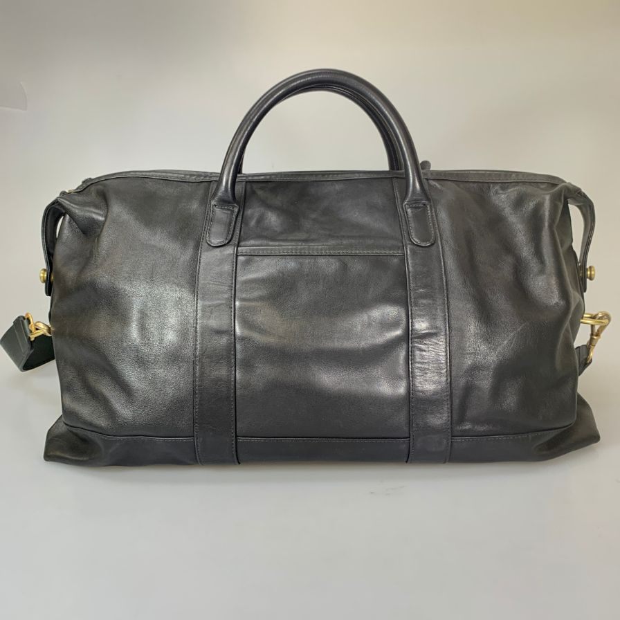 コーチ ボストンバッグ レザー ブラック メンズ COACH【AFE3】
