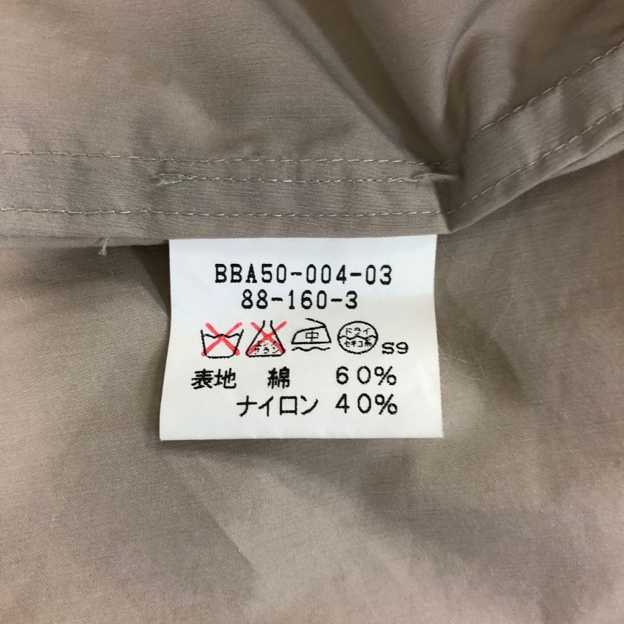 美品◆バーバリー バルカラーコート 90S 旧タグ ベージュ ナイロン混 メンズ サイズ160  Burberry 【AFB36】