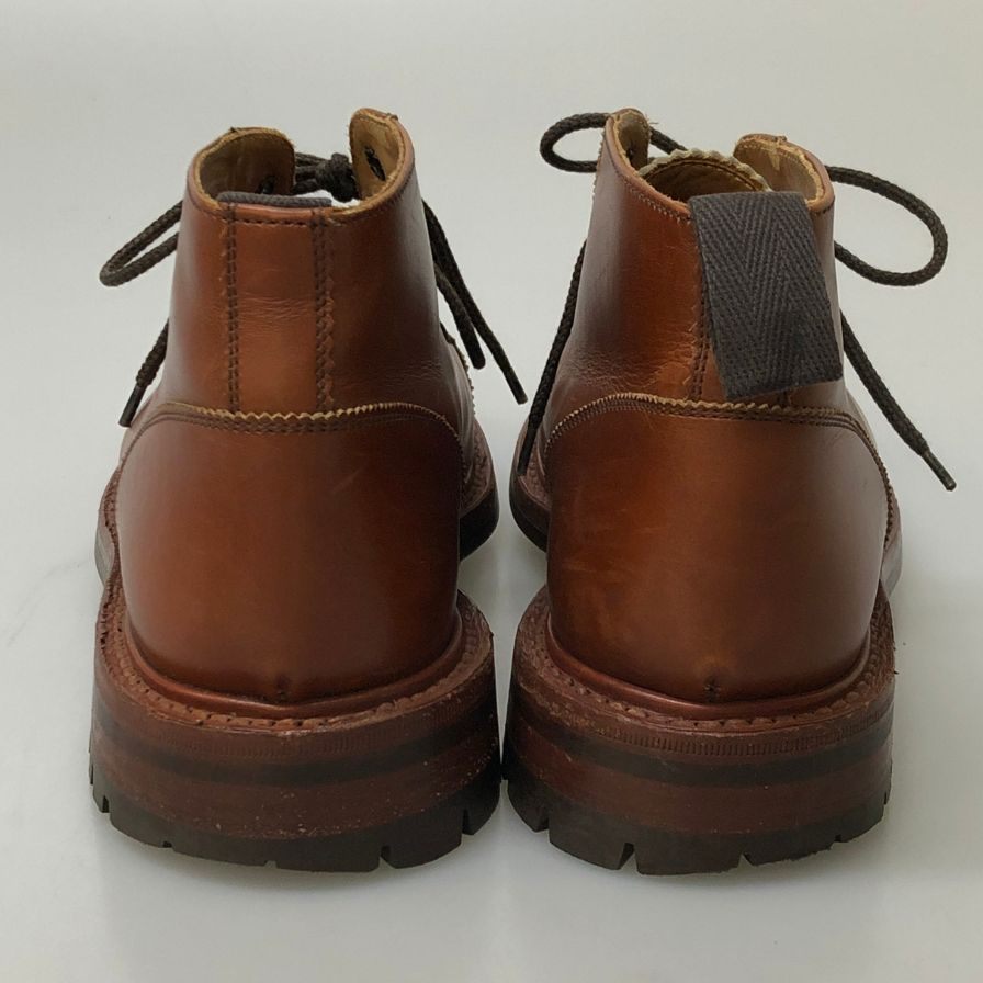 トリッカーズ モンキーブーツ M6077 イングランド製 メンズ サイズUK7.5 ブラウン Tricker's 約25.5cm【AFC45】