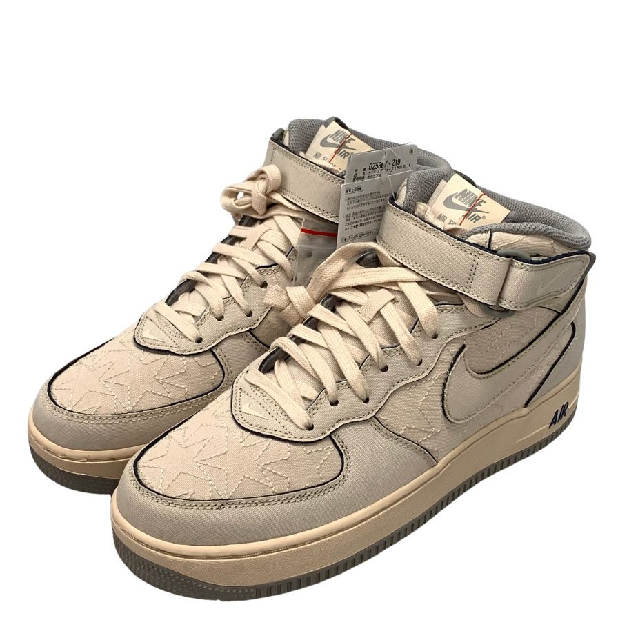 新品同様◆ナイキ スニーカー エアフォース ワン DZ5367-219 ベージュ メンズ サイズ27cm NIKE AIR FORCE 1 MID 07 LX【AFD2】