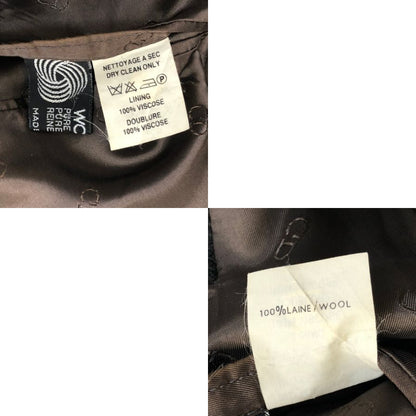 中古◆クリスチャンディオール ムッシュ テーラードジャケット チェック フランス製 メンズ サイズ48 Christian Dior MONSIEUR 【AFF22】