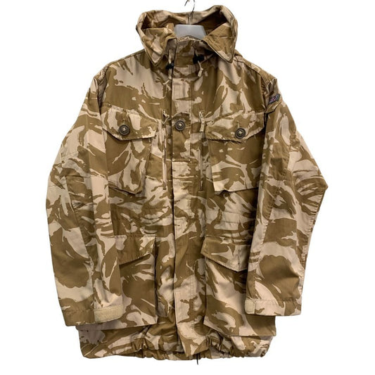 美品◆イギリス軍 コンバットスモックジャケット カモフラ柄 メンズ サイズ170/104 ベージュ系 【AFB34】