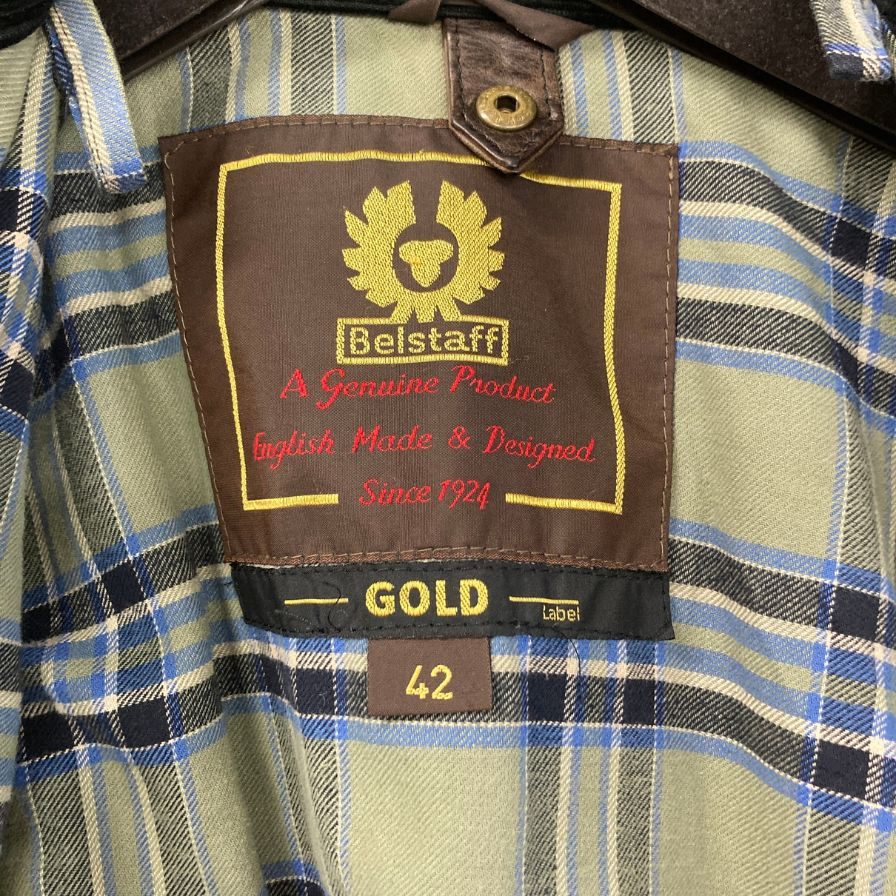 中古◆ベルスタッフ トライアルマスター ゴールドラベル パンサージャケット ブラウン メンズ サイズ42 Belstaff Trialmaster Panther Jacket 【AFF19】