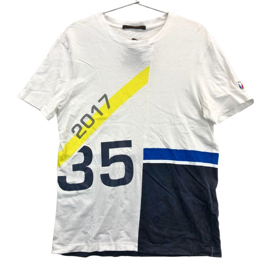 美品◆ルイヴィトン 17SS 半袖Tシャツ AMERICA'S CUP メンズ サイズS マルチカラー LOUIS VUITTON 【AFB7】