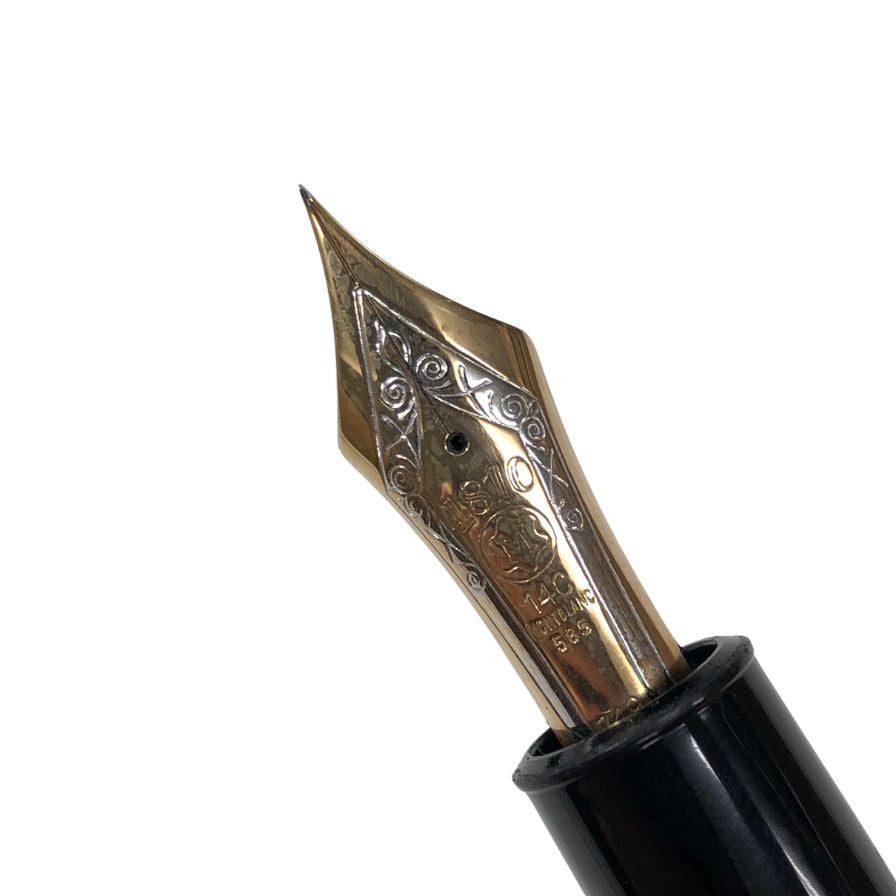 モンブラン 万年筆 マイスターシュテュック No.149 4810 ペン先14C-585 ブラック ゴールド MONTBLANC【AFI11】