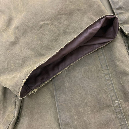 中古◆バブアー コート GAMEFAIR オイルドジャケット ハンチングジャケット メンズ サイズC40 カーキ系 Barbour 【AFA18】