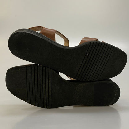 サルバトーレ フェラガモ サンダル ブラウン レディース サイズ6.5C Salvatore Ferragamo 約24.0cm【AFC45】