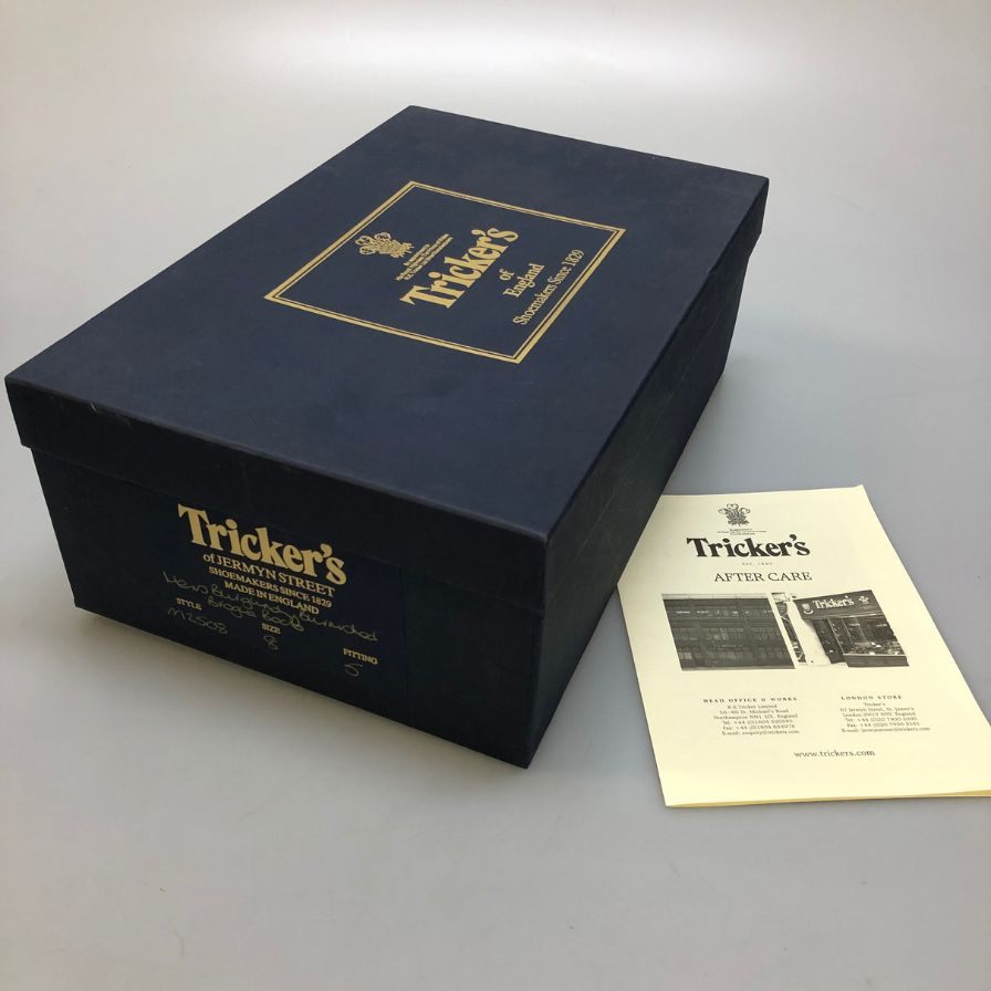 トリッカーズ カントリーブーツ モールトン ウイングチップ 913439 M2508 ブラウン UK8.5 Tricker’ｓ ブーツ 約27.0cm【LA】【中古】