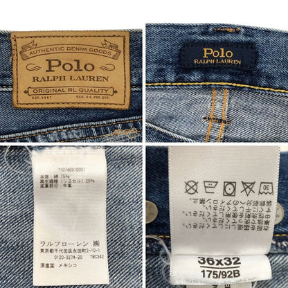 ポロ ラルフローレン ダメージ リペアデニム 710746910001  メンズ W36L32 インディゴ POLO RALPH LAUREN 【AFB36】