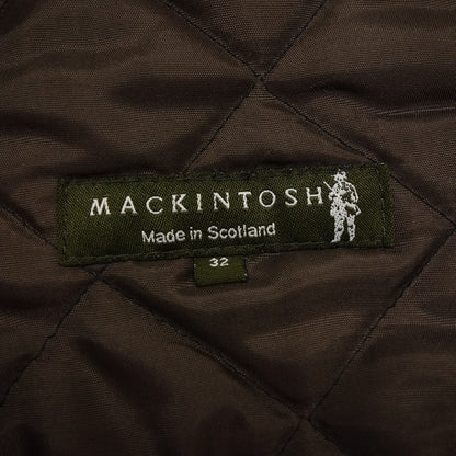 状况良好◆Macintosh 绗缝夹克聚酯纤维男式棕色尺寸 32 MACKINTOSH [AFB10] 