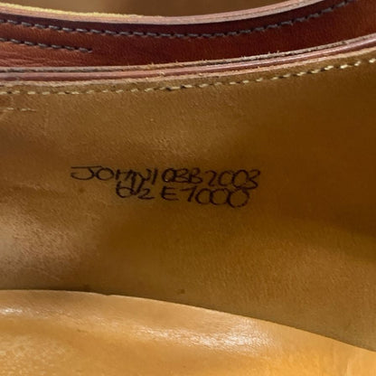 ジョンロブ レザーシューズ プレーントゥ イヤーモデル 2003 サイズUK6.5E ブラウン JOHN LOBB ビジネスシューズ 約24.5cm【LA】【中古】