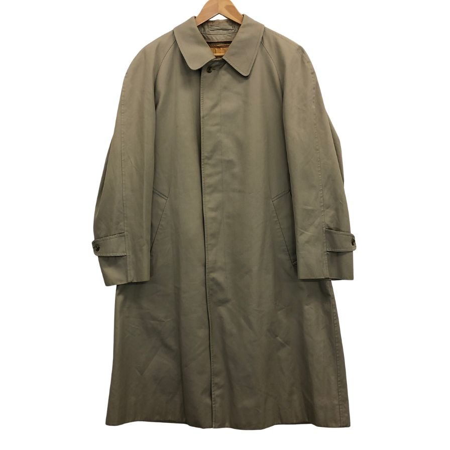 中古■アクアスキュータム バルカラーコート 70年S ヴィンテージ イングランド製 ベージュ メンズ Mサイズ想定 Aquascutum 【AFA7】