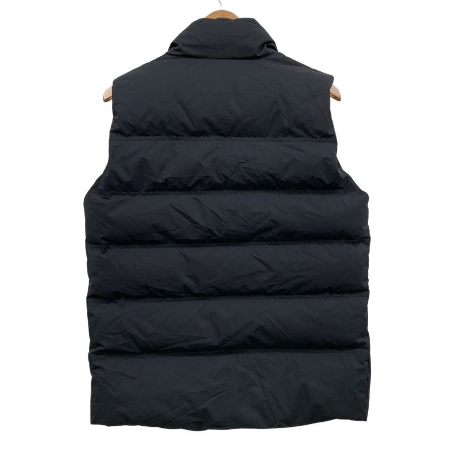 美品◆ラコステ ダウンベスト シームレス ブラック ユニセックス サイズ US S シルエットロゴ LACOSTE 【AFA22】
