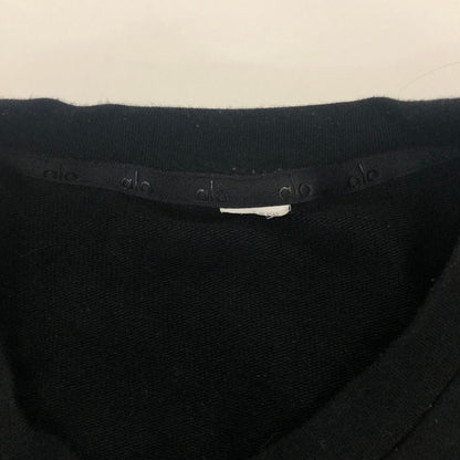 美品◆アロ 半袖Tシャツ ロゴ ブラック メンズ サイズ不明 alo 【AFB14】