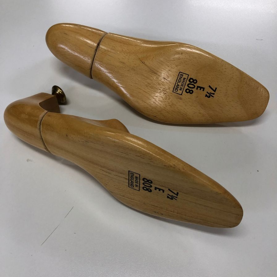エドワードグリーン 純正シューツリー 木製 808ラスト サイズUK7.5E EDWARD GREEN 約26.0cm【AFC32】
