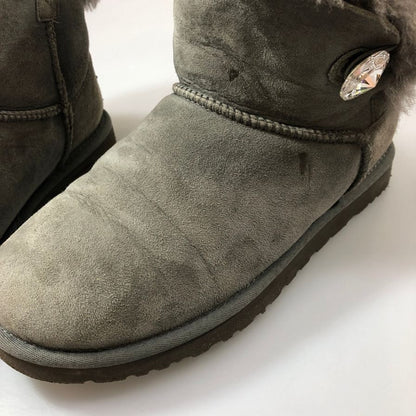 アグ ショートブーツ LYNNEA スタッズ ブラウン レディース サイズ25 1958 UGG 約25.0cm【AFC41】
