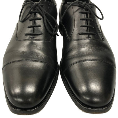クロケット&ジョーンズ レザーシューズ ストレートチップ オードリー 377ラスト メンズ 6.5E ブラック系 29447 CROCKETT&JONES AUDLEY ビジネスシューズ 約25.0cm【LA】【中古】