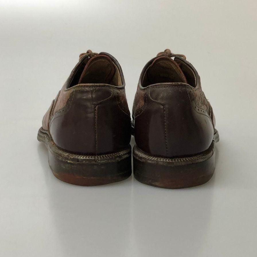 リーガル レザーシューズ インペリアル グレード コンビ 内羽根 メンズ サイズ24.5cm ブラウン KUMANG SHOE MFG REGAL 約24.5cm【PTM1】