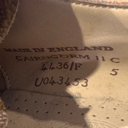 ジョセフ チーニー レザーシューズ ケンゴン グレインレザー ブラウン系 UK5 メンズ JOSEPH CHEANEY CAIRNGORM ビジネスシューズ 約24.5cm【LA】【中古】