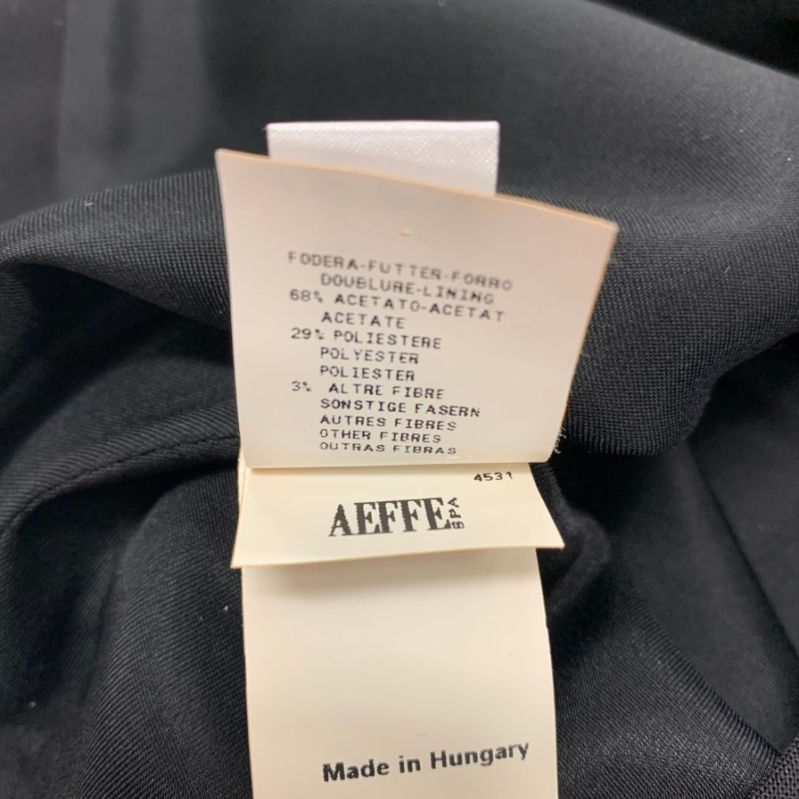 美品◆モスキーノ ドレス ワンショルダー ブラック レディース サイズ40 MOSCHINO 【AFB36】