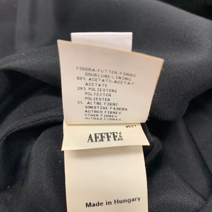 美品◆モスキーノ ドレス ワンショルダー ブラック レディース サイズ40 MOSCHINO 【AFB36】