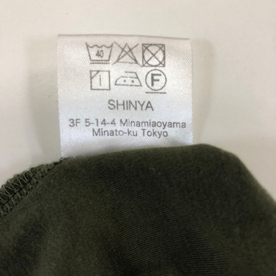 美品◆シンヤ 半袖Tシャツ クルーネック グレー メンズ サイズ3 SHINYA 【AFB3】